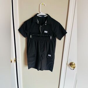 Boy Tahari Black 2 Pcs Set Shirt & Shirt Size 8